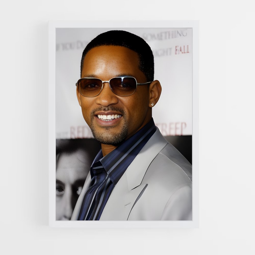 Poster Suave et Souriant – affiche Baseball (vue 3)